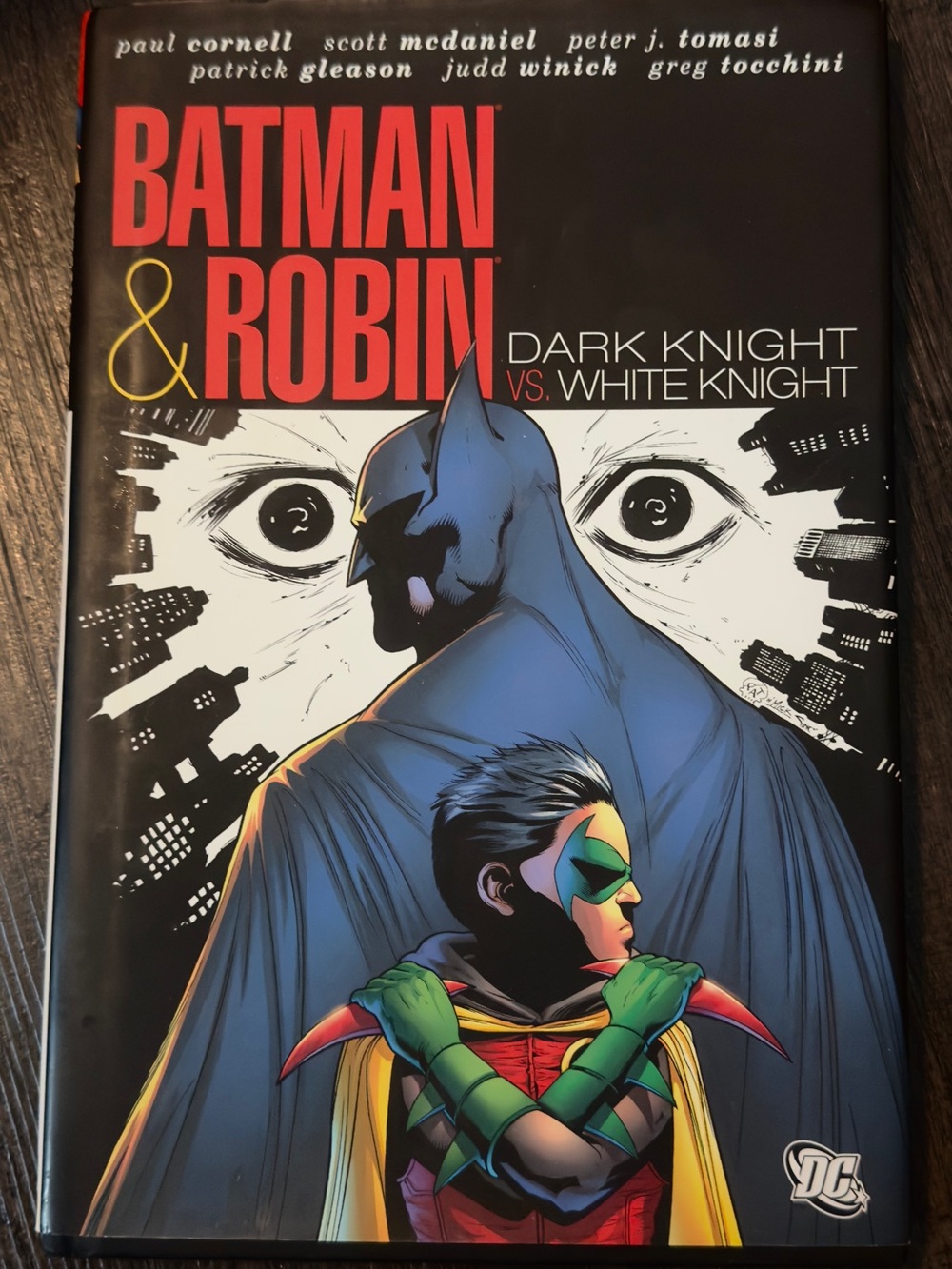 Batman & Robin dark knight VS white knight graphic novel